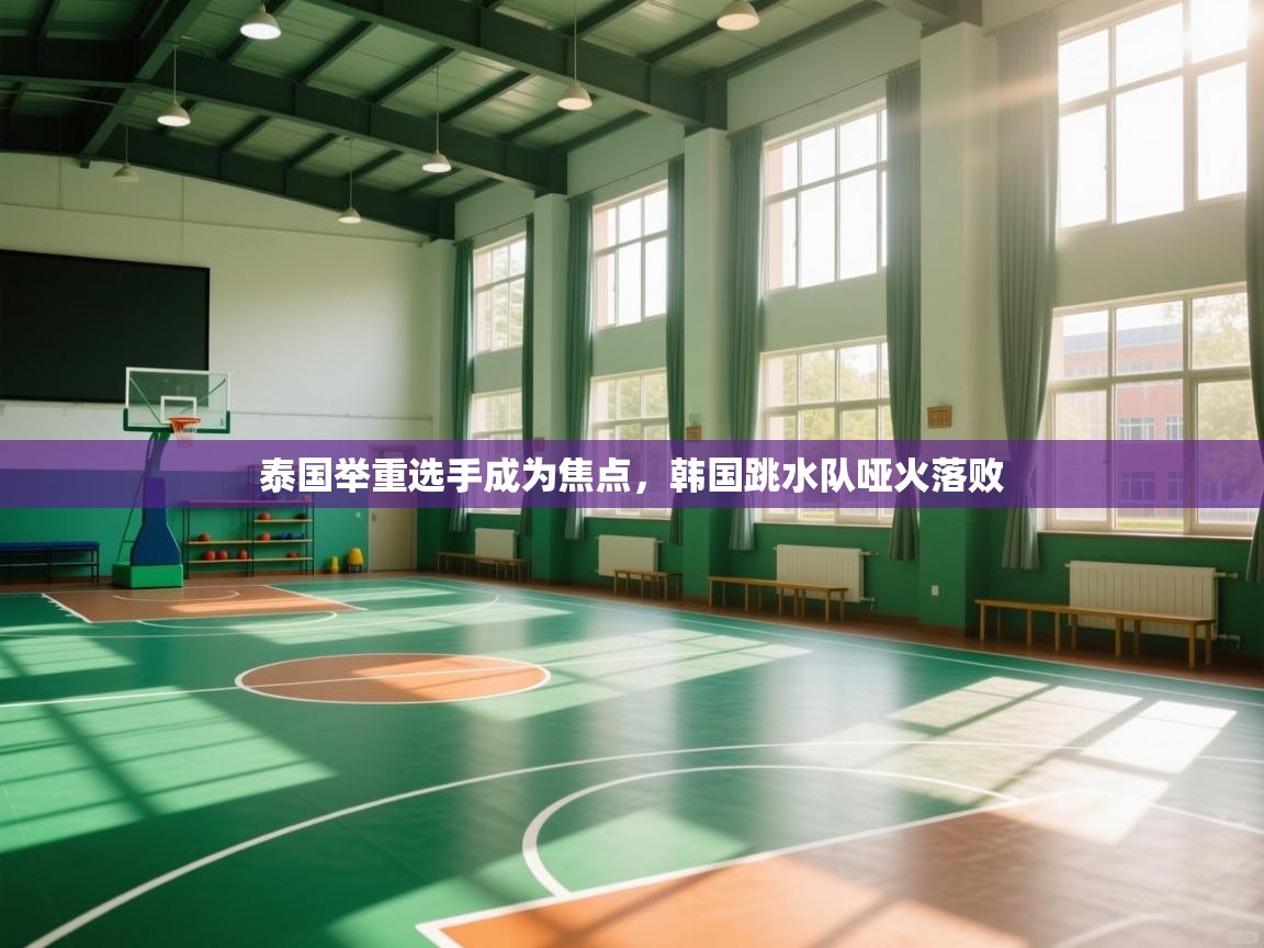 泰国举重选手成为焦点,韩国跳水队哑火落败 第1张