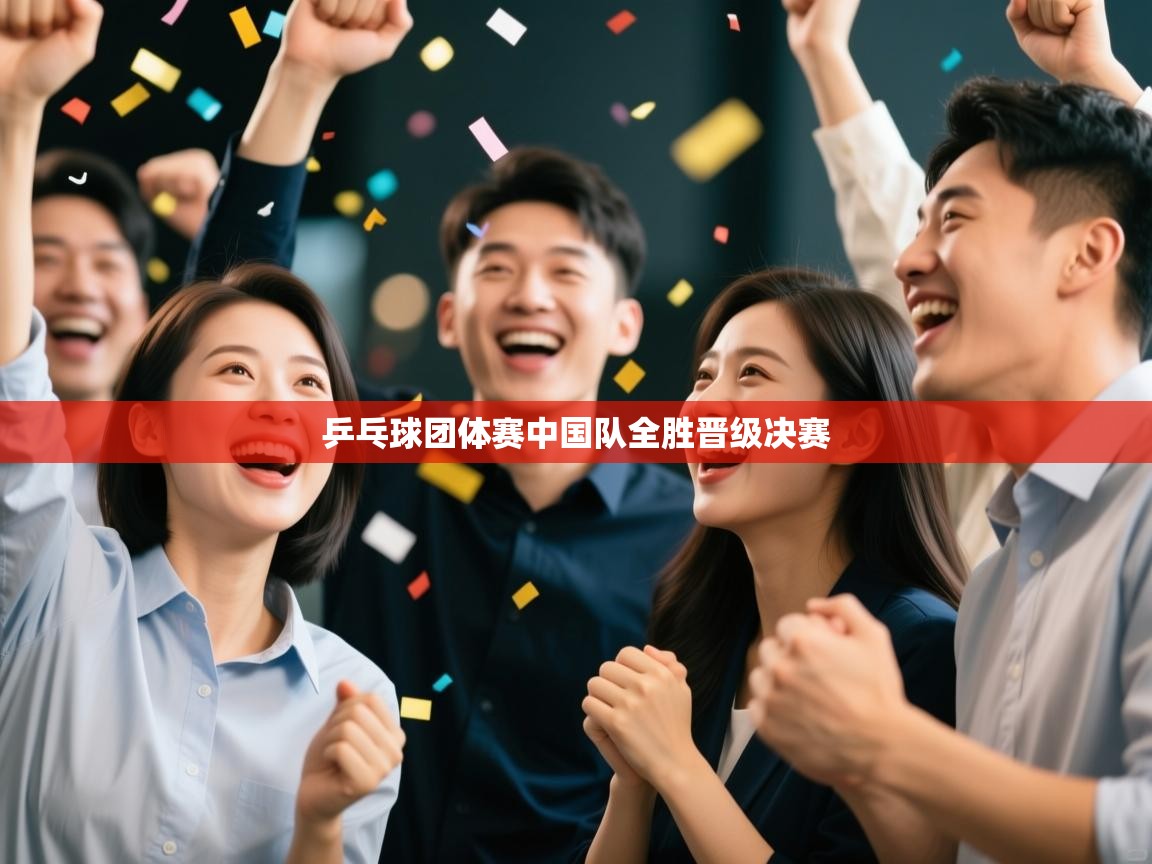 乒乓球团体赛中国队全胜晋级决赛  第2张